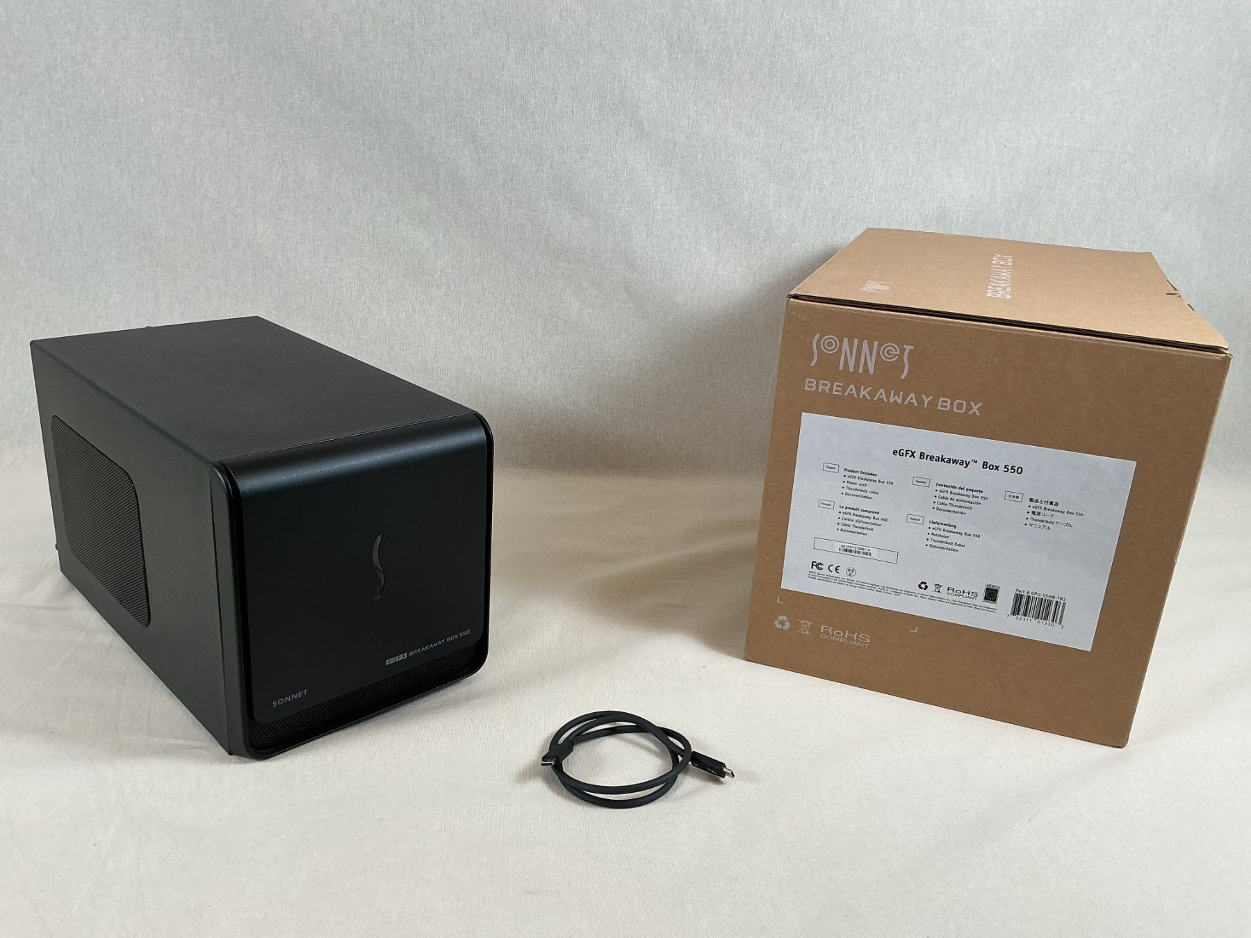 Custodie: SONNET eGFX BREAKAWAY BOX 550 eGPU – Usato da Richterswil venduto da Restwert_Richterswil