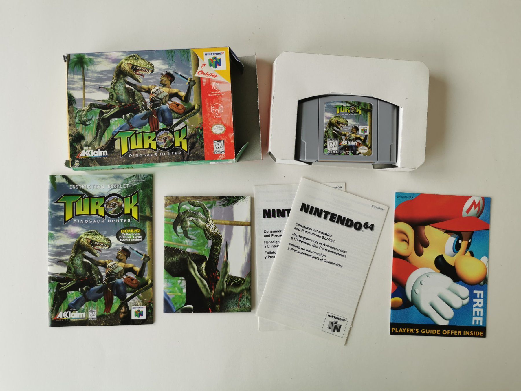 Nintendo Spiele: N64 - Turok Dinosaur Hunter OVP – Gebraucht aus Lenzburg von  2