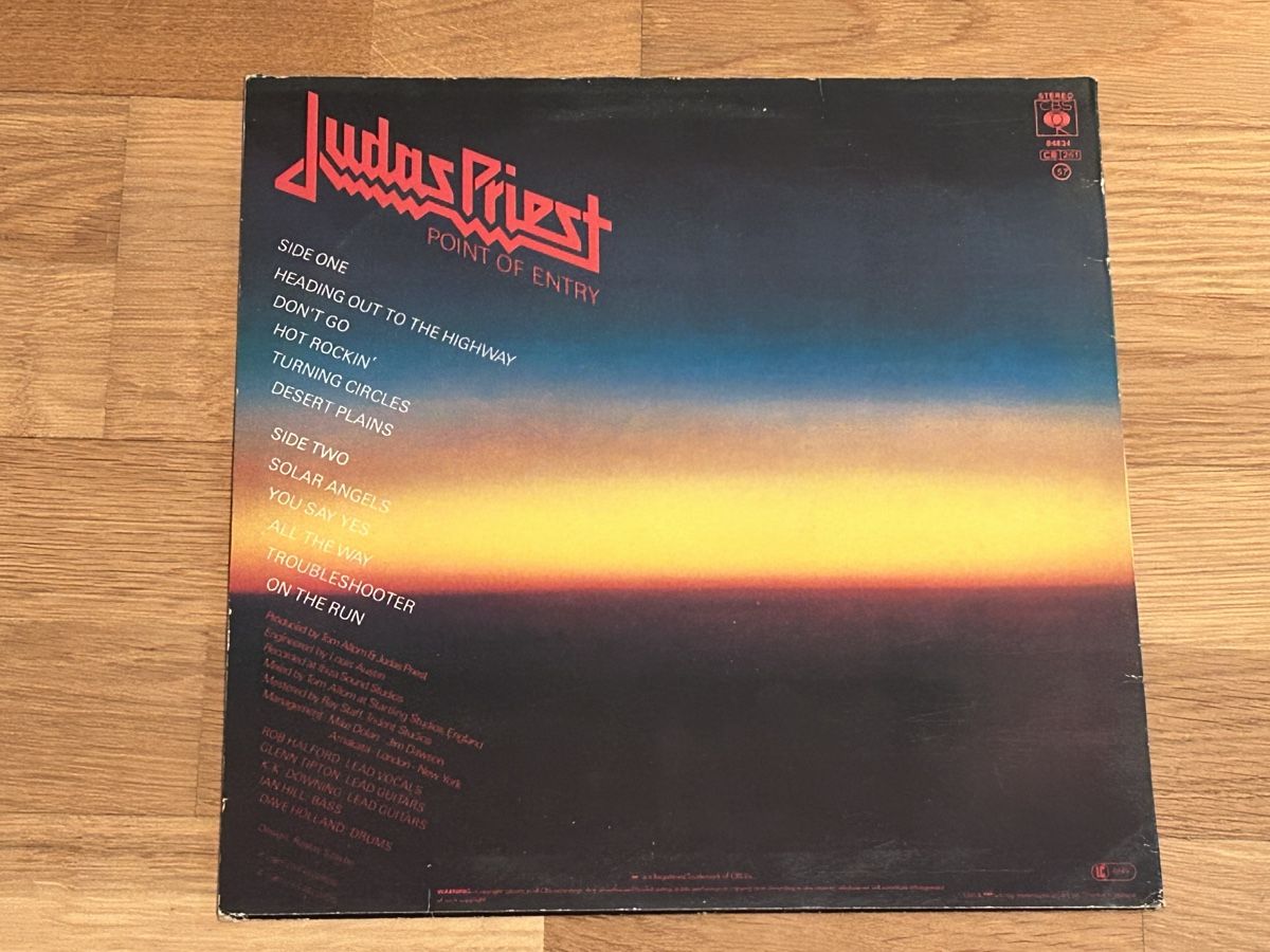 Dischi in vinile: Judas Priest. 1981. Point of Entry – Usato da Faulensee venduto da Mizuno06 1
