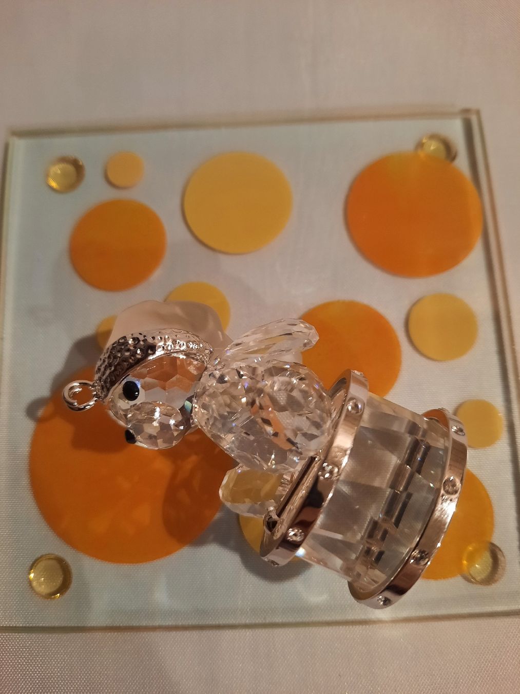 Swarovski Statuette: Swarovski  - Kris Bär mit Trommel  2007 – Usato da Vaduz venduto da DIESEL_60 1