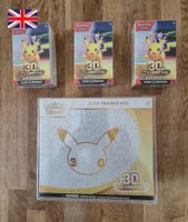 Pokémon 30th Celebration anniversaire 1 ETB + 3 bundle EN