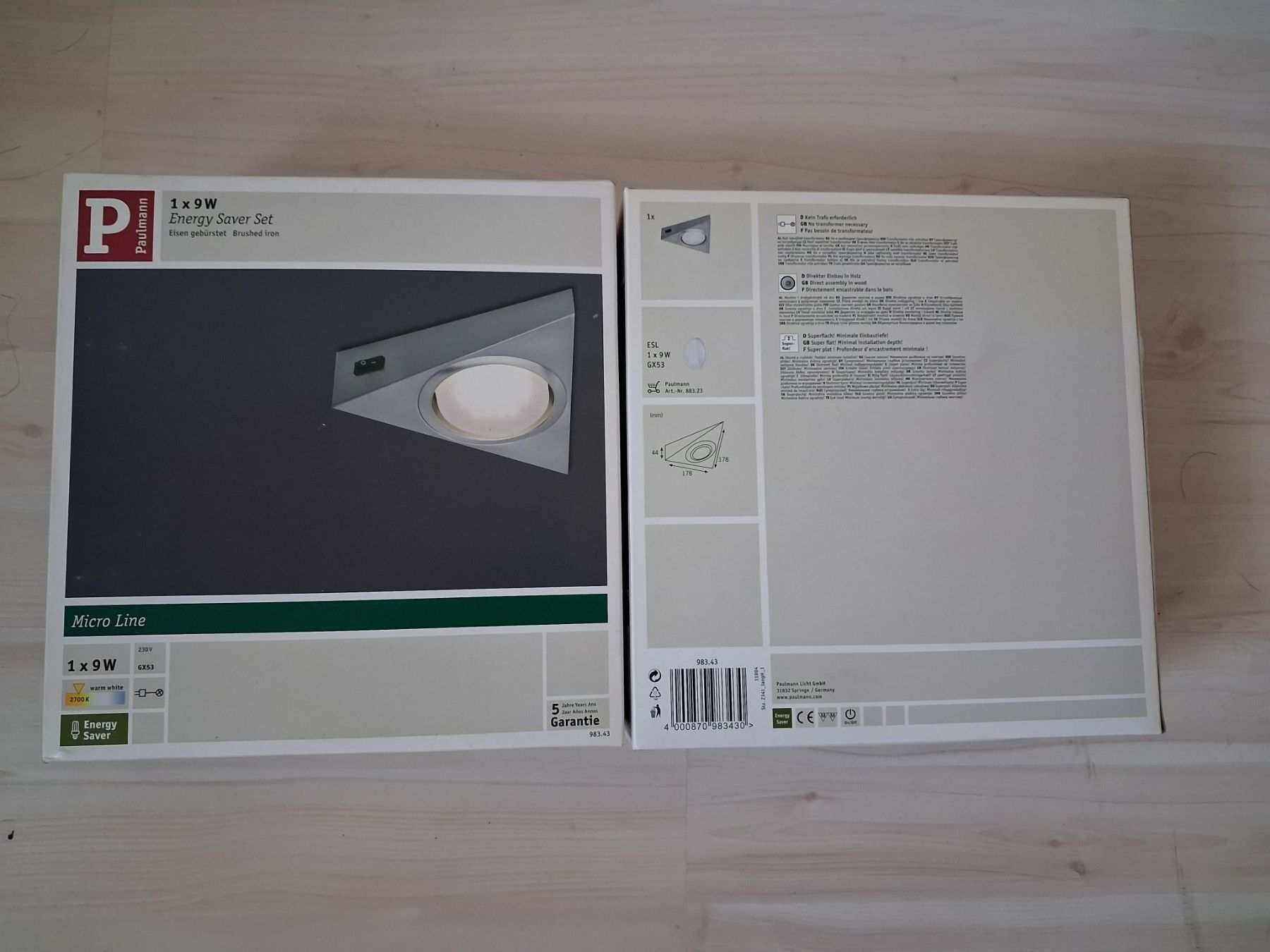 Paulmann Lampen: UNDERBAULAMPE PAULMANN 9 WATT – Neu und originalverpackt aus langnau von Santos1411
