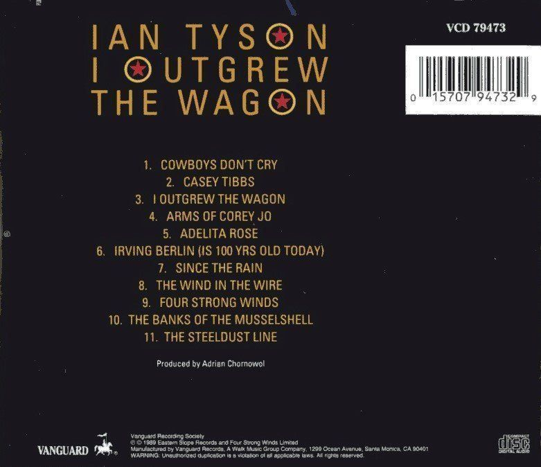 CD: IAN TYSON - I OUTGREW THE WAGON – Nuovo e nell'imballaggio originale da Morges venduto da evnocha3 1
