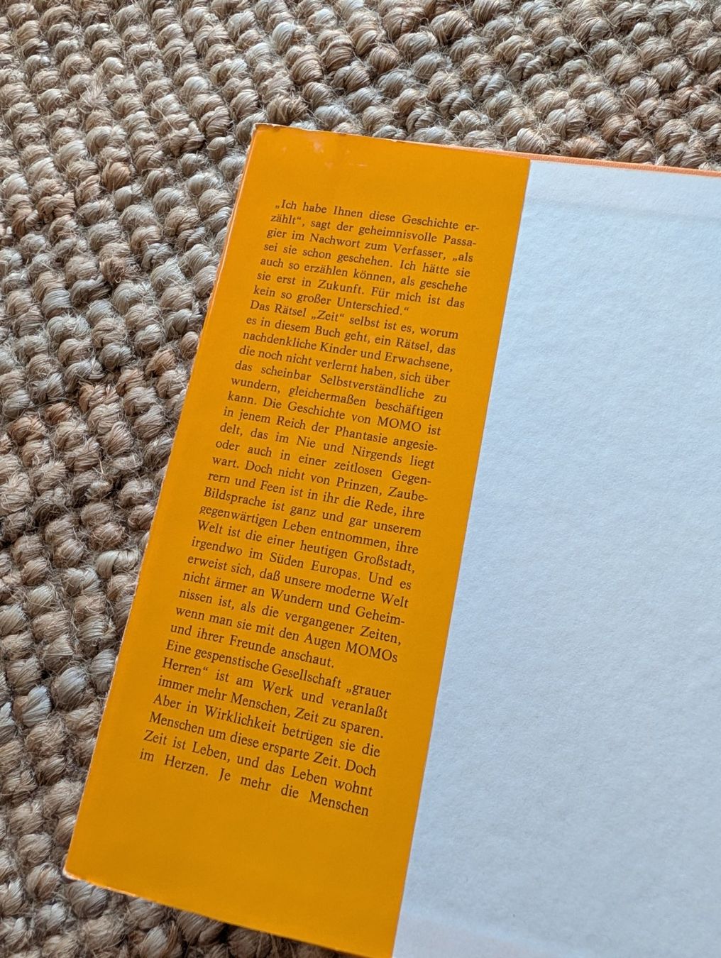 Libri: Buch Momo von Michael Ende – Usato da Nänikon venduto da Haexli_70 2