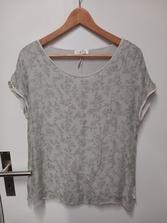 Seidenshirt Fratelli Gr.S hellgrau
