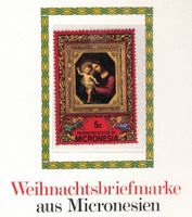 1985 Mikronesien Weihnachtsbriefmarke postfrisch - Karte