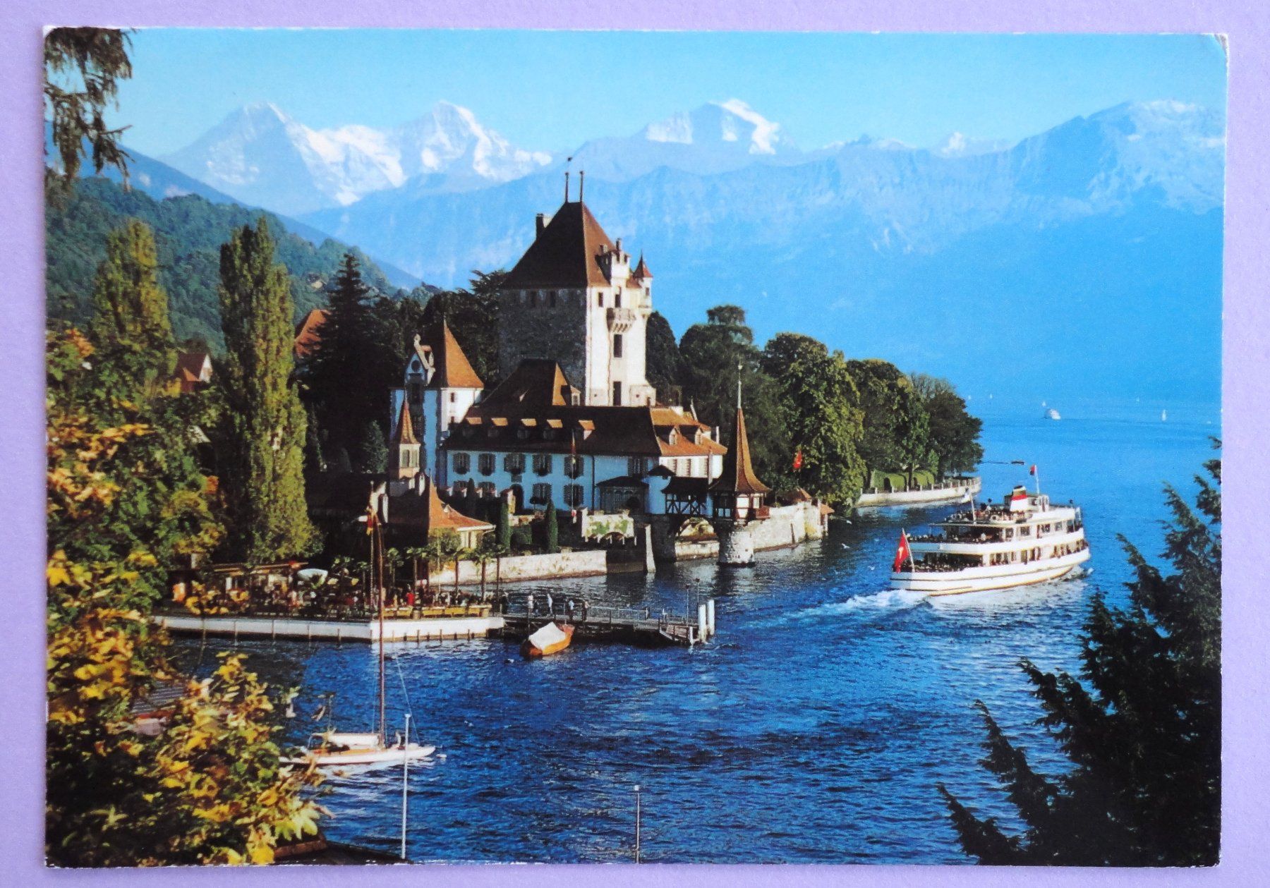Cartoline postali: Schloss Oberhofen am Thunersee – Usato da Fétigny venduto da Billy2miny