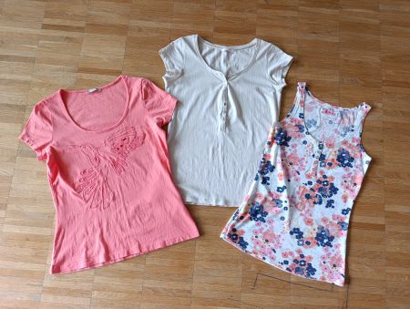 3 Sommer Top Damen, Gr S