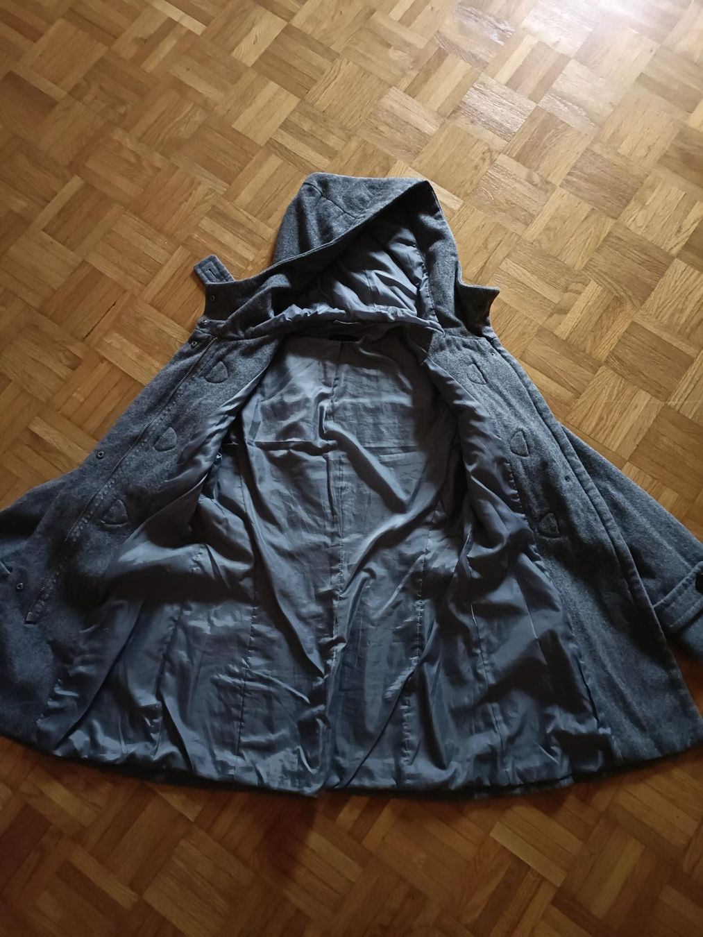 Benetton Cappotti: Mantel - Benetton, Damen, grau, M – Usato da Thalwil venduto da emma11 5