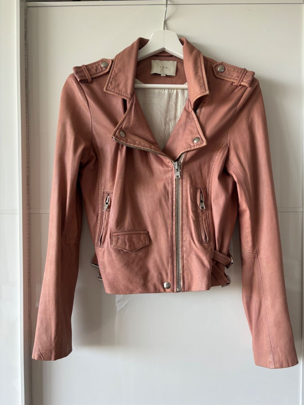 Iro Giacche: Iro Lederjacke in rosa – Usato da Küsnacht ZH venduto da Anrojora
