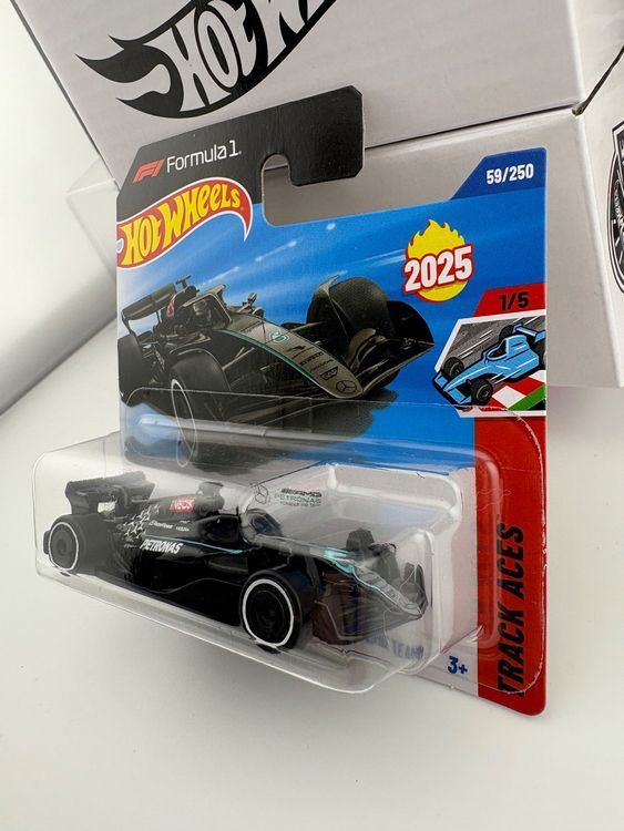 Hot Wheels Mercedes AMG Petronas Formula One Team 2025 (Neuf avec