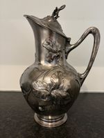 Jugendstil Wasserkanne WMF Zinn versilbert