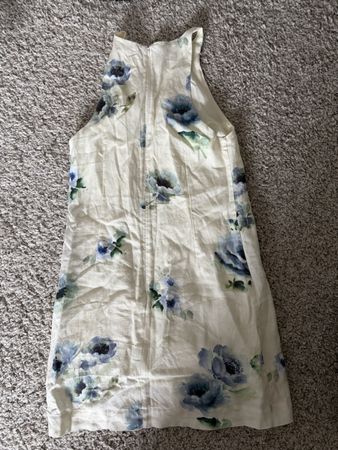 Leinenkleid hellgelb