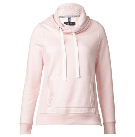 Cecil Sweatshirt Pullover Pulli XXL 44 m. tollem Kragen Rosé