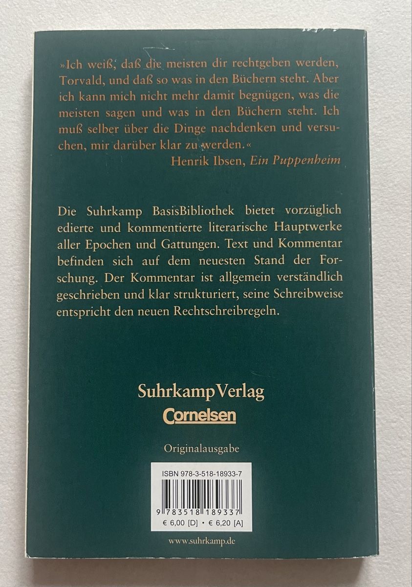 Livres: Nora oder Ein Puppenheim – D'occasion à Einsiedeln par lar_d62m 1