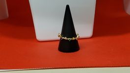 Filigraner ring mit bunten Zirkonia Steinen, neu!