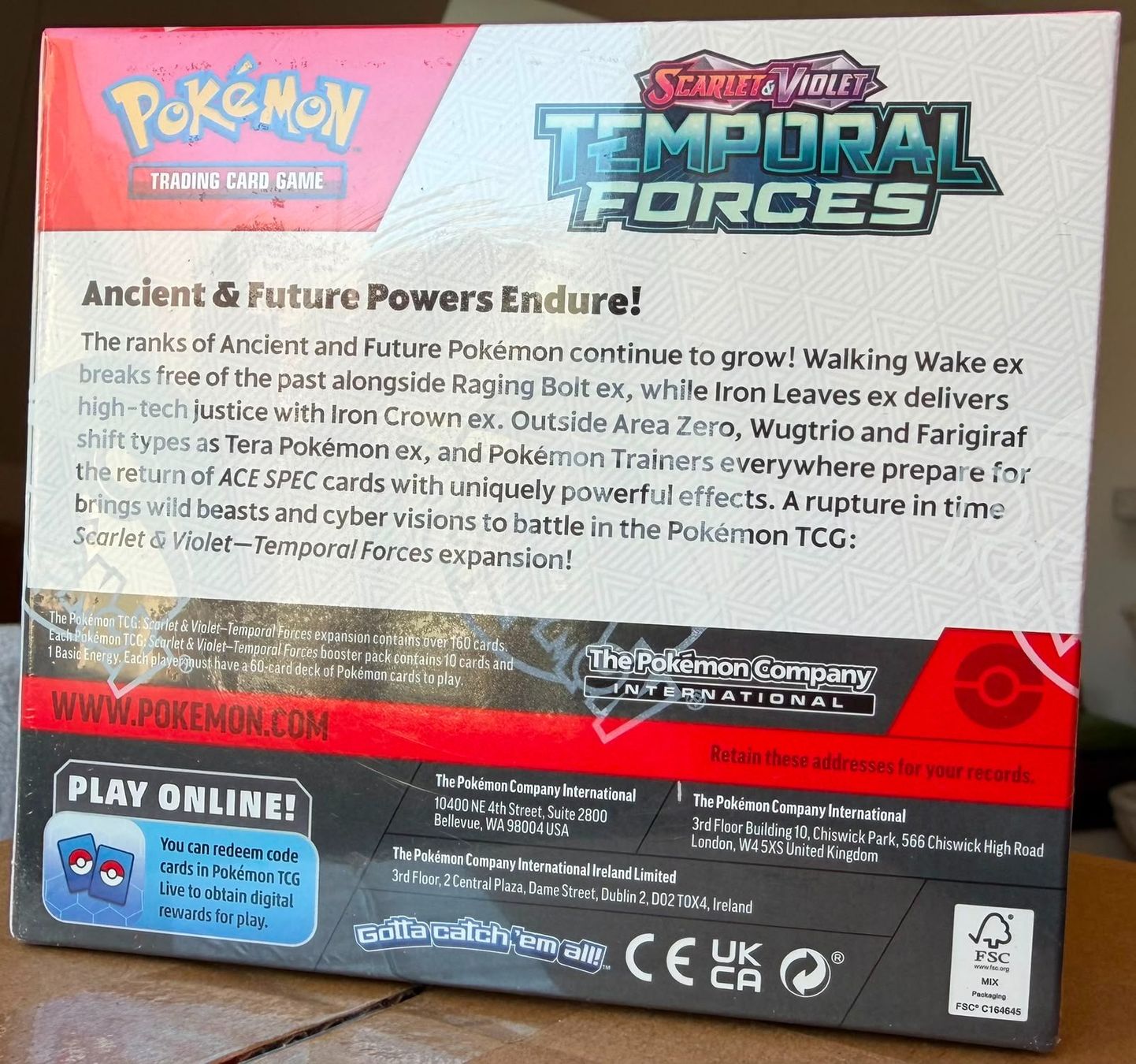 Pokémon Carte collezionabili: Pokémon - Temporal Forces SV05 - Booster Box – Nuovo e nell'imballaggio originale da Arnegg venduto da Borgimanio 2