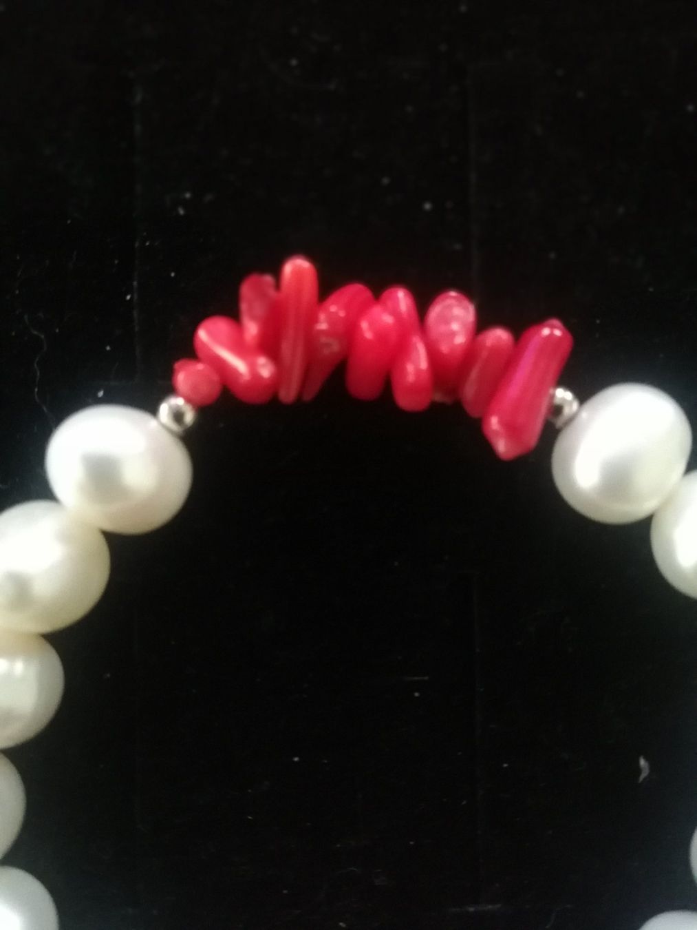 Bracciali & Braccialetti: SÜSSWASSER PERLEN ARMBAND mit Korallen – Nuovo (secondo la descrizione) da Steinhausen venduto da ellako 1