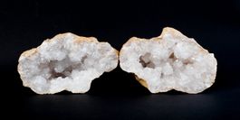Schneequarz - Milchquarz - Druse - Geode - Quarz - Marokko
