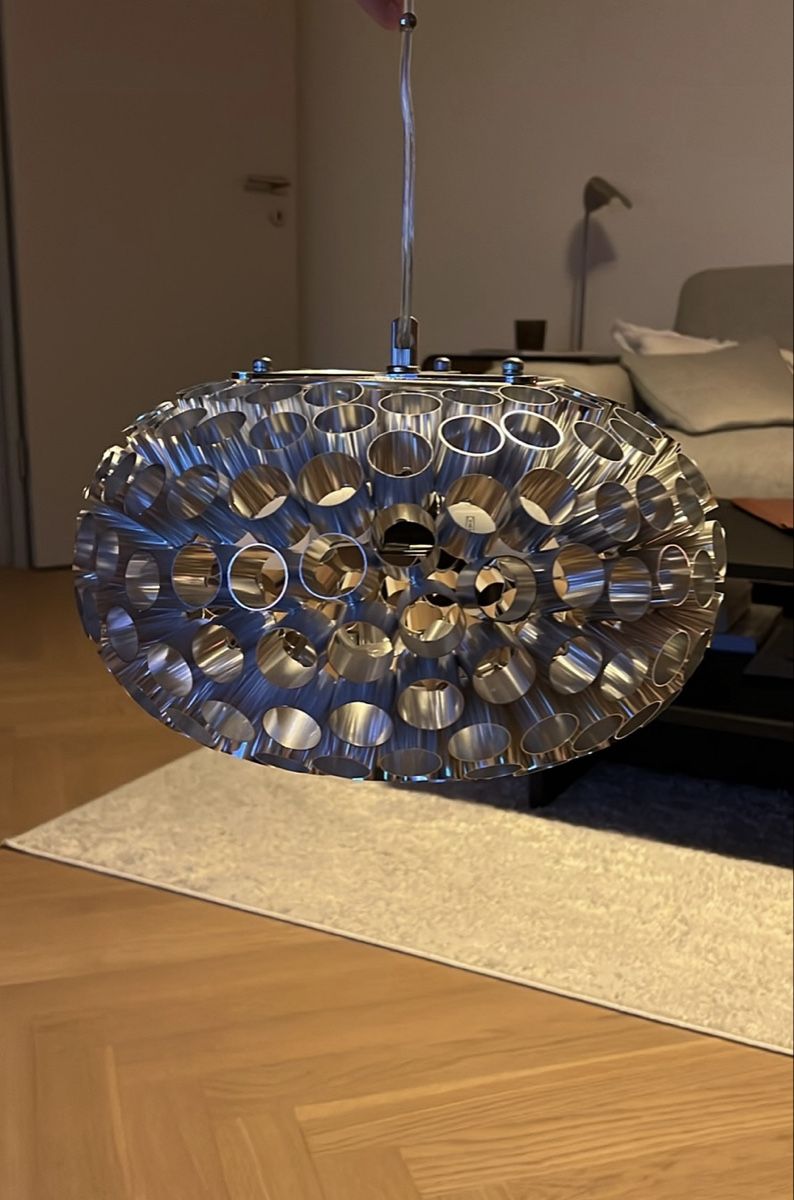 Kronleuchter & Deckenlampen: Hängeleuchte Metall oval – Gebraucht aus Zürich von nat_f 1