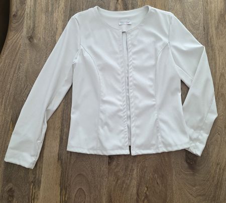 Damen Jacke Weiss Grösse L Neu,Italia