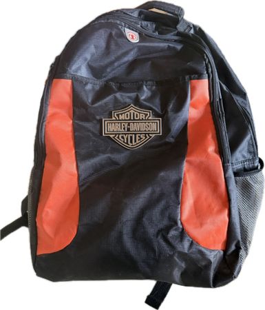 Sac à dos Harley-Davidson noir orange