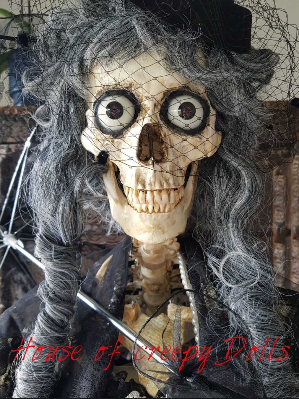 Tutte le decorazioni: HORROR/ HALLOWEEN / SKELETT / BAROCK DAME – Nuovo (secondo la descrizione) da Root venduto da LifestyleAccessoires 2