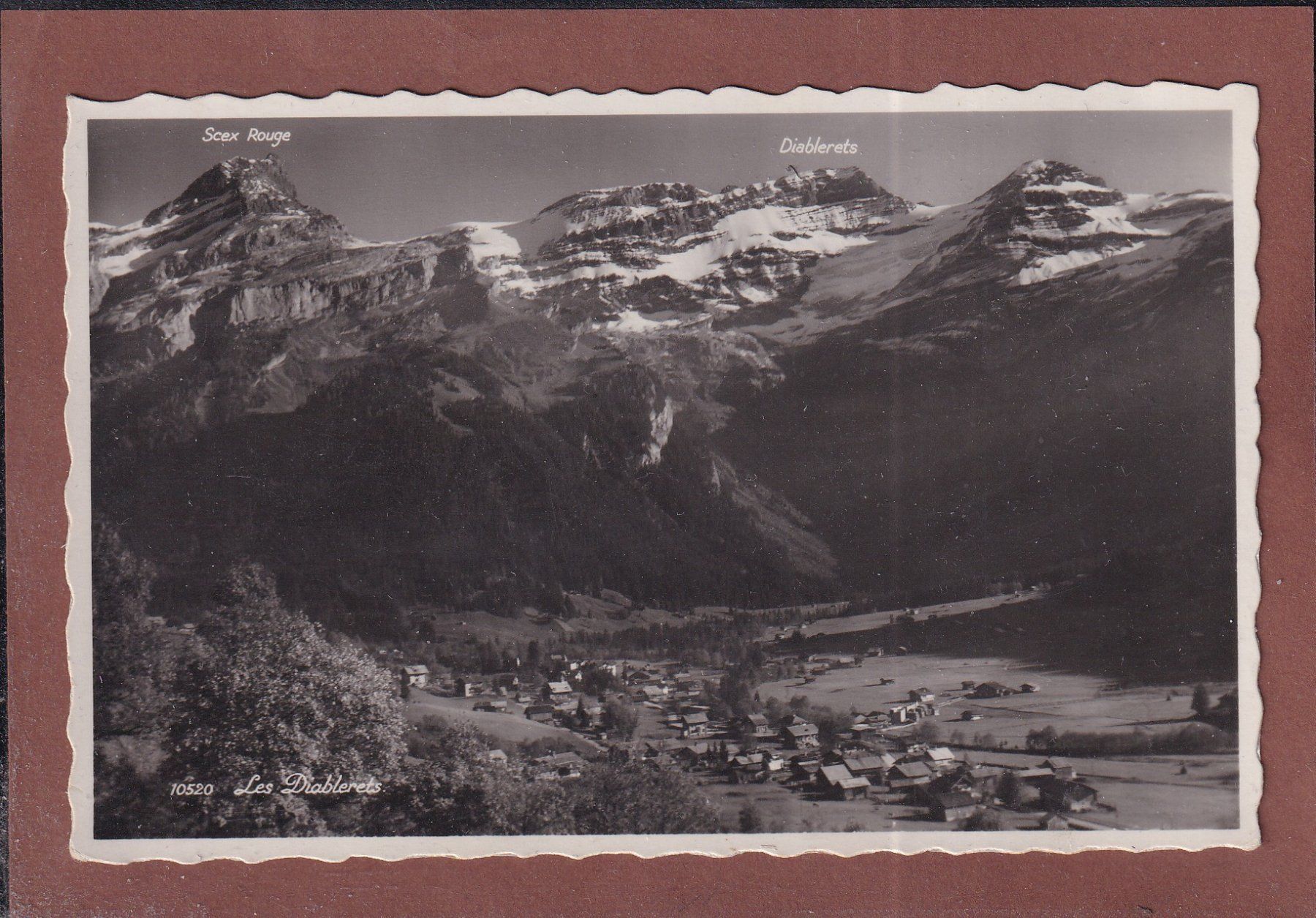 Cartoline postali: Les Diablerets - Vue générale - 1940 – Usato da Orvin venduto da Pyaeschli
