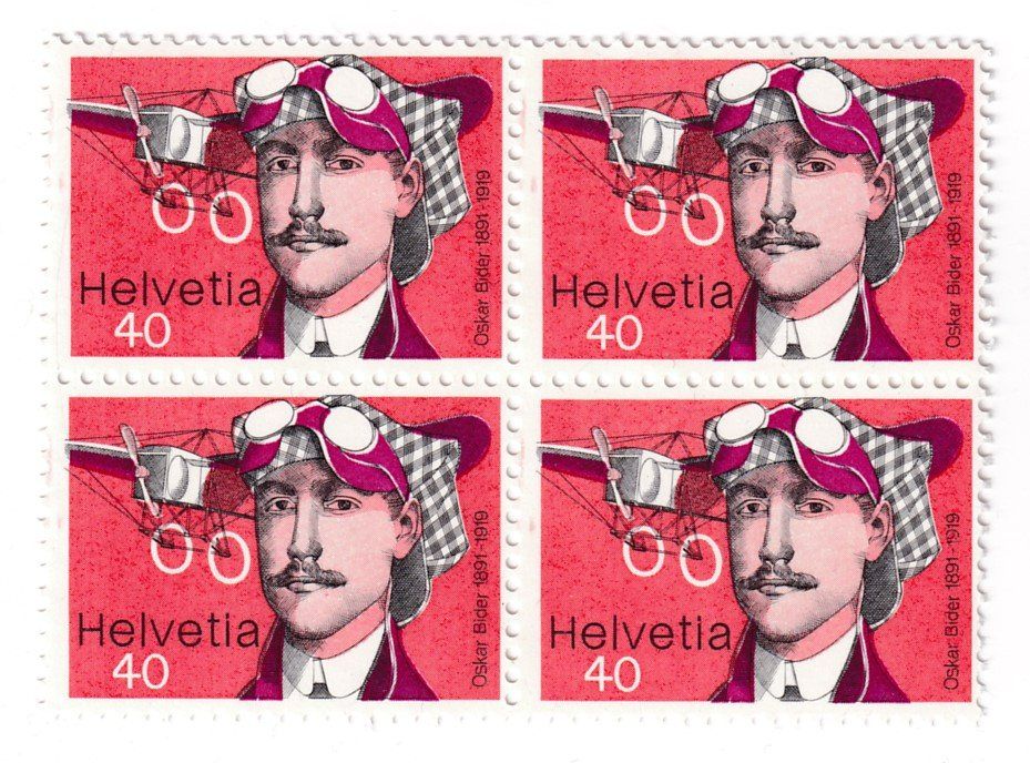 Tutti i francobolli: Abart Schweiz  1977  ** verschoben – Nuovo (secondo la descrizione) da Neuchâtel venduto da karlpierrino