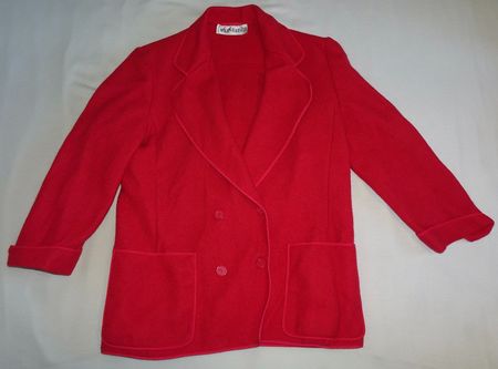 Manteau femme rouge, marque Weinberg