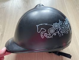 Kinder Reithelm (52-55cm) und Handschuhe von Covalliero