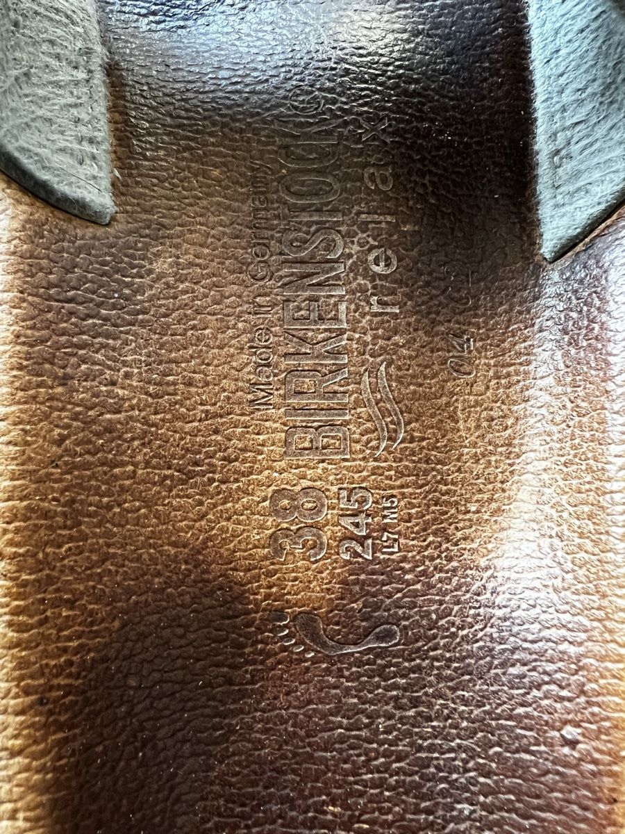 Birkenstock Scarpe da uomo: Birkenstock, silber, Gr. 38, schmal – Usato da St. Gallen venduto da aljaba 4