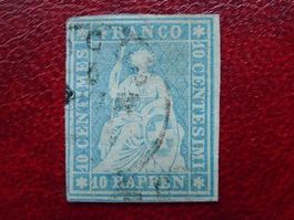 STRUBEL, 23Ea (23B2mm) von LOCLE weissrandig: 5'000.-+ATTEST