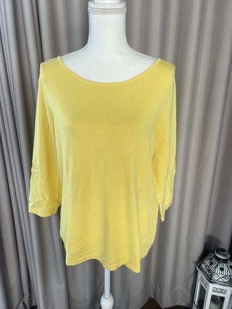 Sommerliches von Madeleine, gelbes Damen-Shirt, Gr.40/42