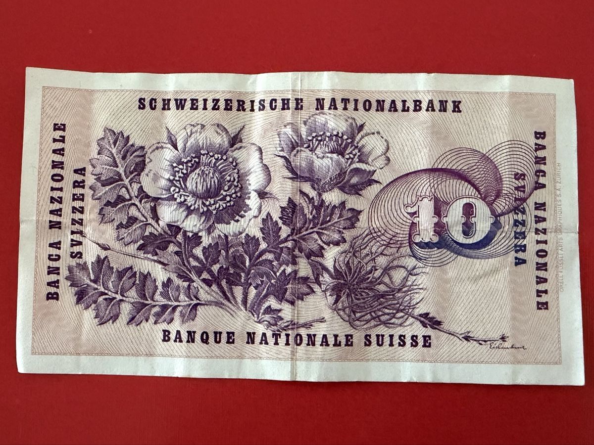 Banconote: Billet de 10 Francs Suisse – Usato da Petit-Lancy venduto da Solcarm