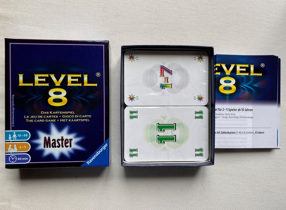 Kartenspiel Level 8 Master ab 10 J. Familienspiel Spass