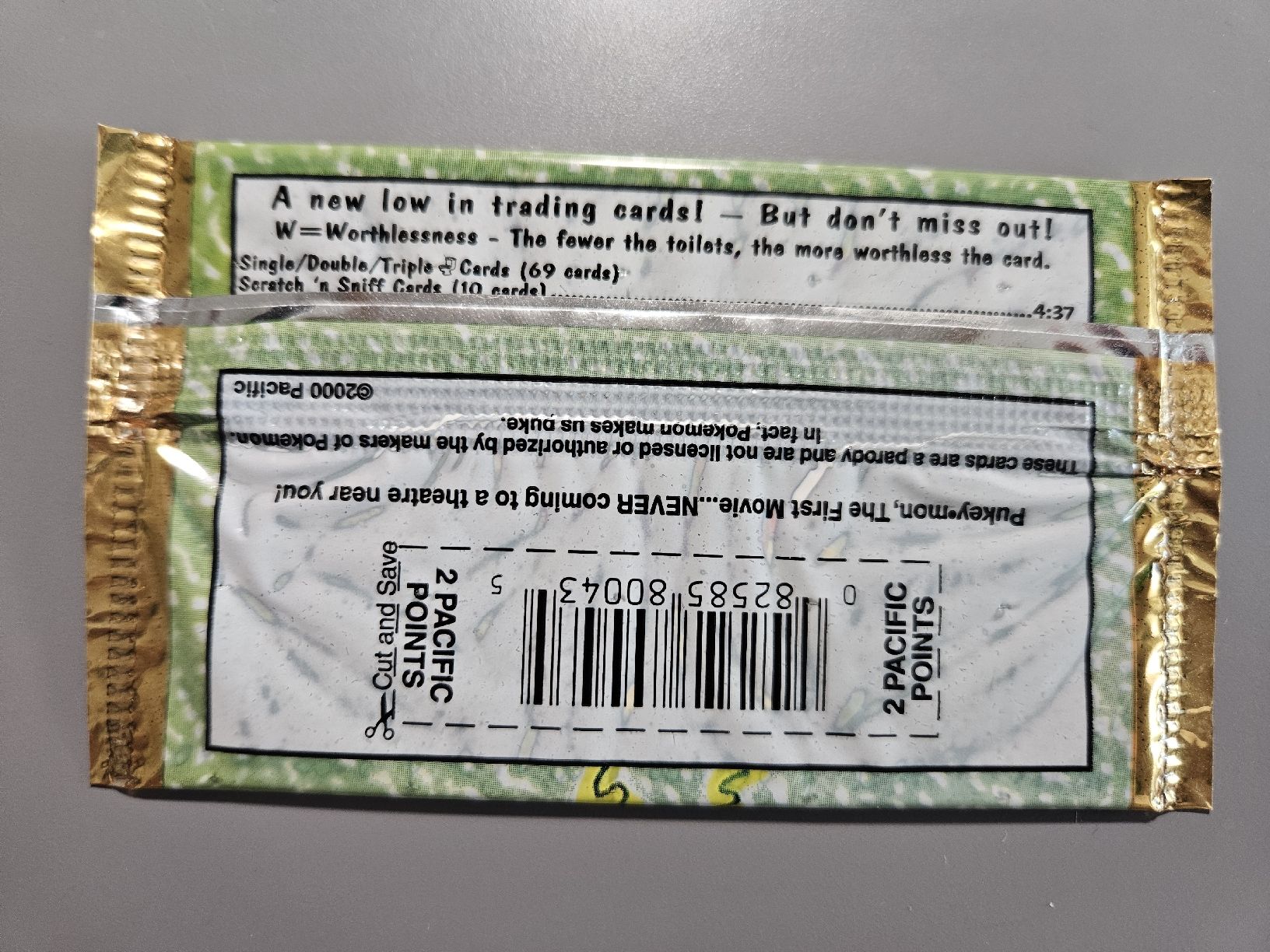 Carte collezionabili: Pukeymon Trading Cards Pack 5 Cards Sealed – Nuovo e nell'imballaggio originale da Luzern venduto da Family_guy 1