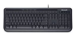 WIRED KEYBOARD 600 EN-EU LAYOUT QWERTY BLACK UK LAYOUT NMS E