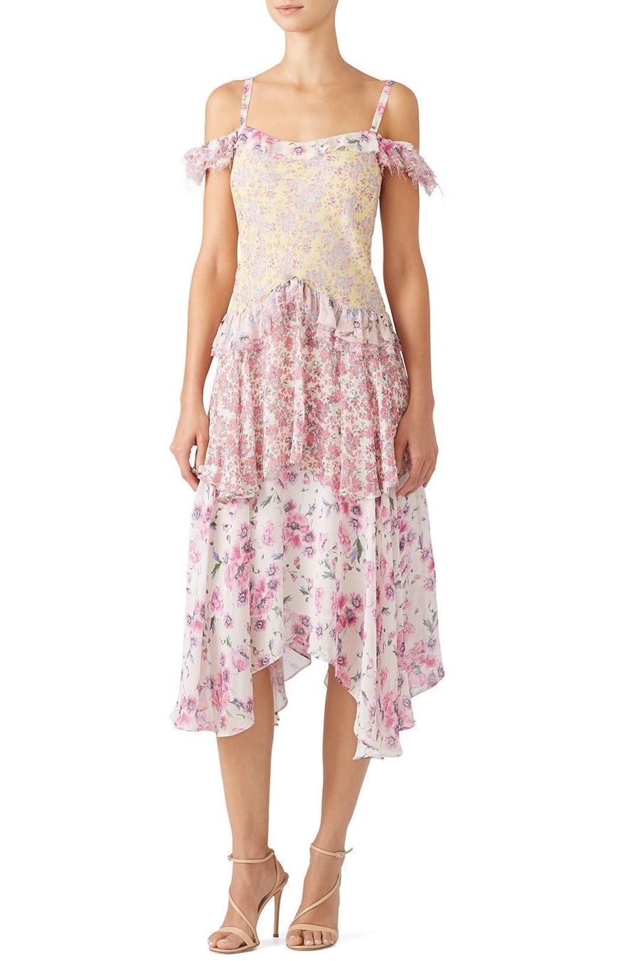 Vestiti: Silk multi colour dress – Nuovo e nell'imballaggio originale da Dallenwil venduto da ZD2019 7