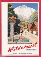 WERBEKARTE, WILDERSWIL - INTERLAKEN