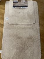Novitesse Badmatten Set 2-teilig beige neu Badteppich