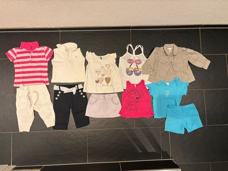 11-teiliges Sommerkleider-Set für Kleinkinder 12 - 18 Monate