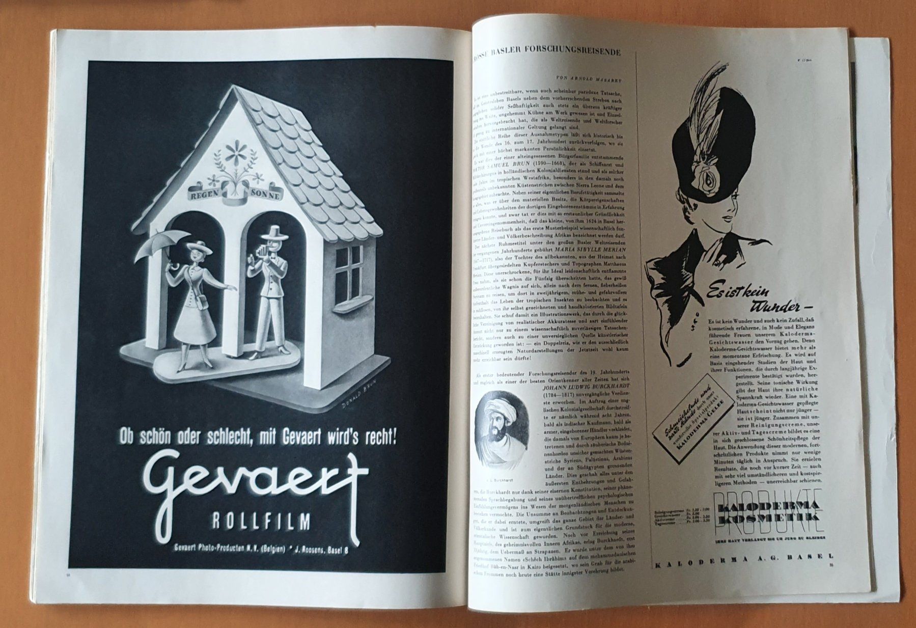 Zeitschriften & Magazine: Zeitschrift 1943 - Die Stadt Basel – Gebraucht aus Kreuzlingen von Rschweiz1 6