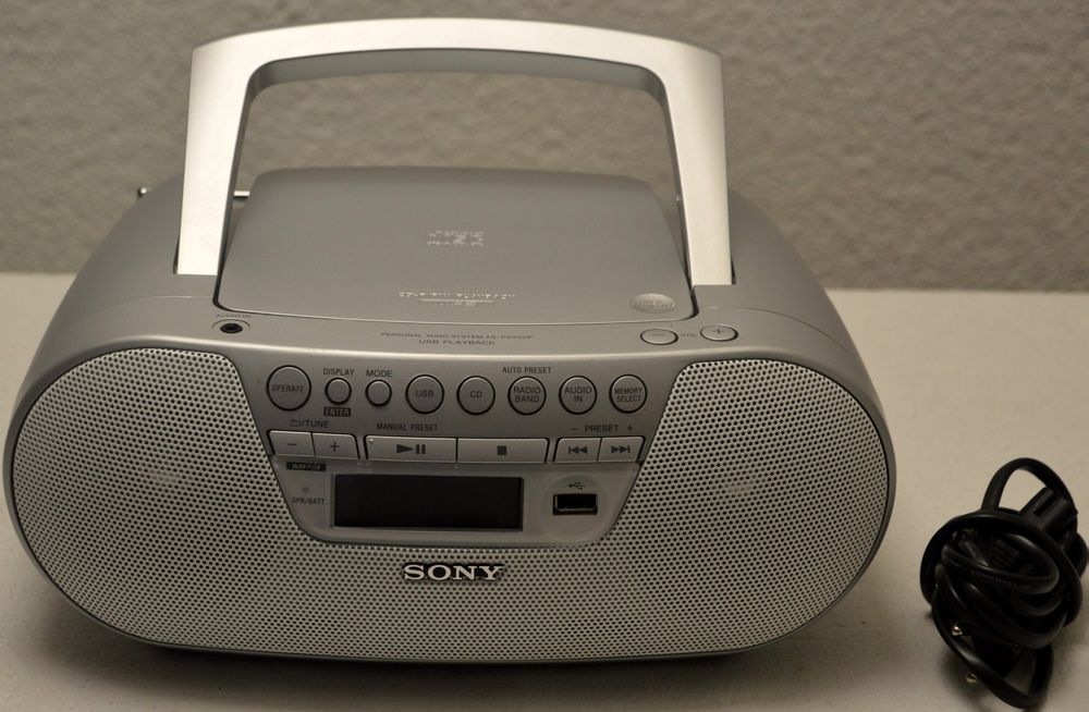 Boombox Sony ZSPS30CP Radio FM AM / CD / USB / MP3 / phone Kaufen