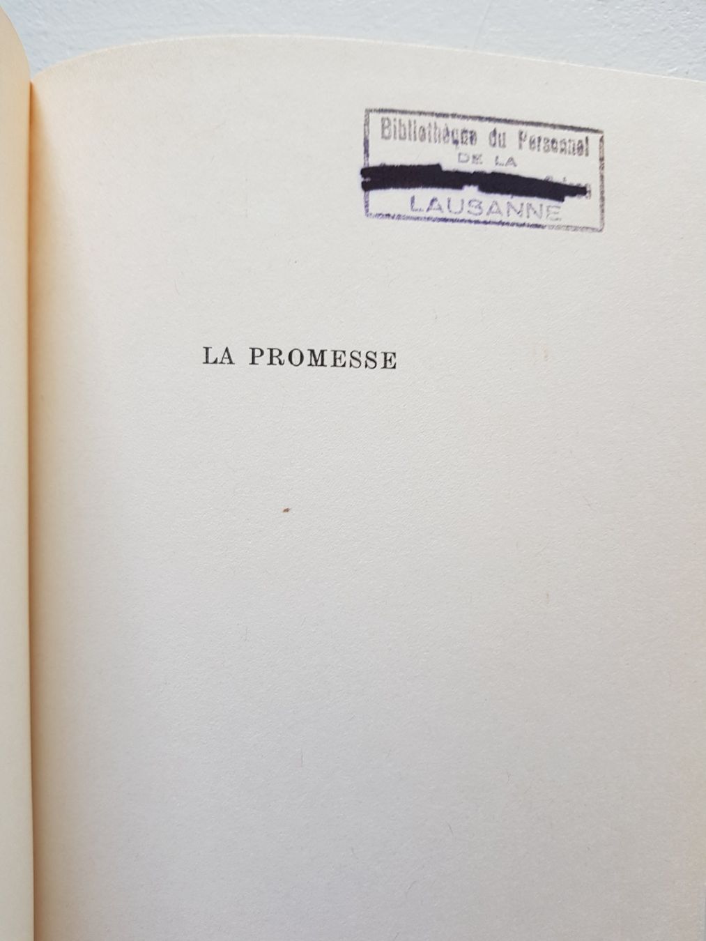 Libri: Dürenmatt - La Promesse – Usato da Lausanne venduto da LasloH 1