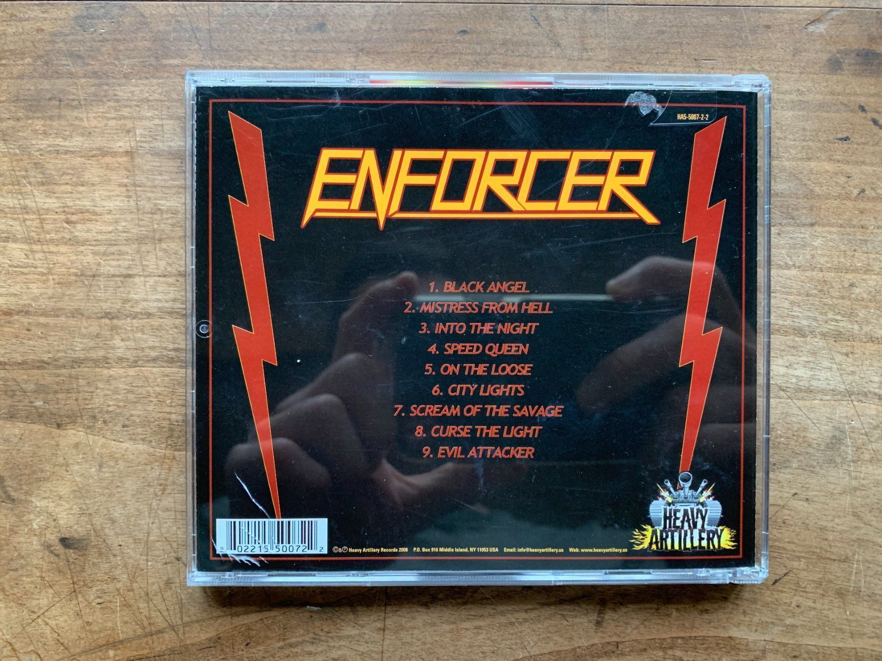 CD: Enforcer Into The Night CD Heavy Metal US Version – Usato da Willerzell venduto da Stoeff8l 1