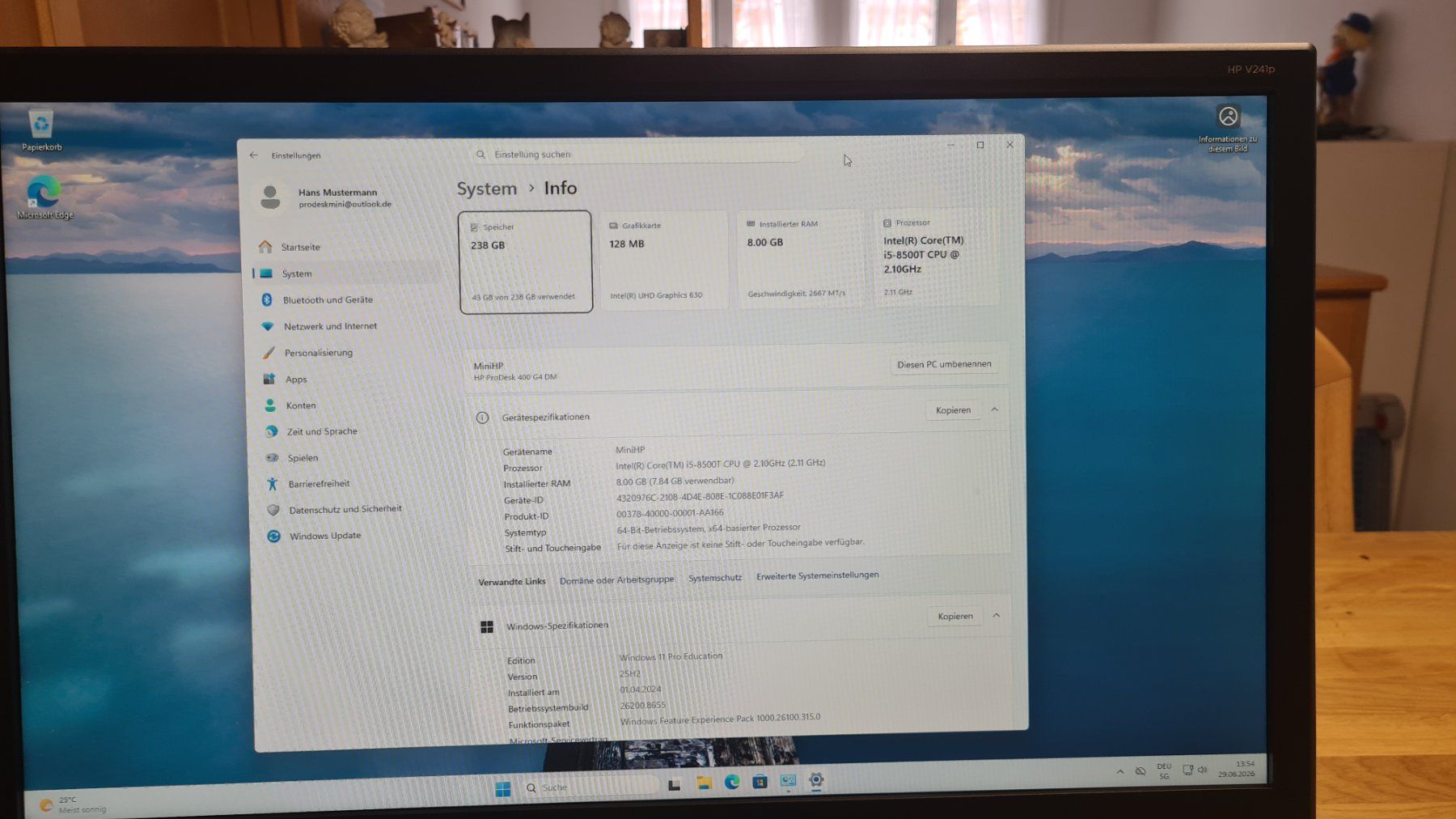 Hewlett Packard PCs: HP Mini PC Set mit Drucker – Gebraucht aus Andermatt von Bozel 2