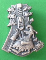 Basler Fasnachtsplakette Silber mit Nadel 2012