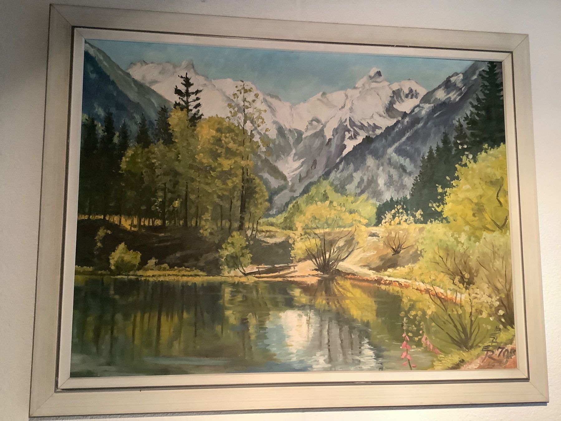 Dipinti: Berglandschaft at Leinwand – Usato da Freienbach venduto da Elenaheinz 1