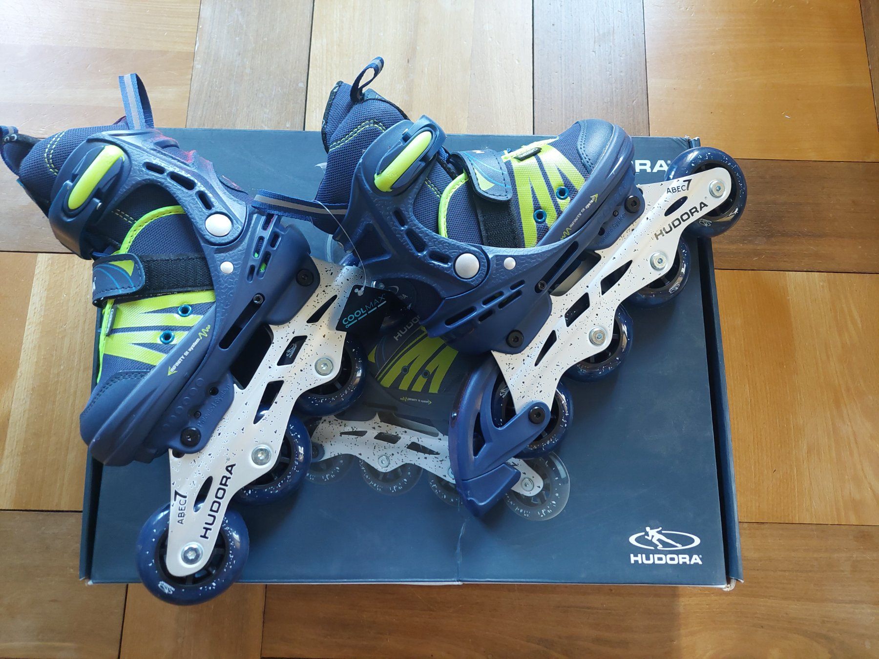 Pattini in linea & Pattini a rotelle: Hudora Inline Skates Grösse 29-34 – Nuovo e nell'imballaggio originale da Beckenried venduto da Havacola 1